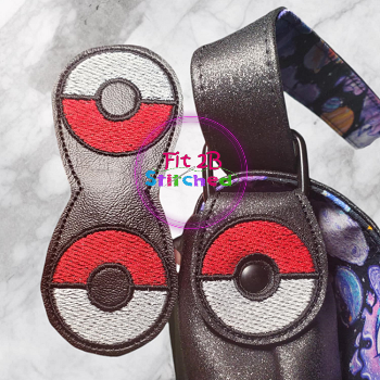 Poke Ball Purse Strap Set ITH