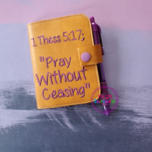 Pray Without Ceasing Small Notebook Cover ITH