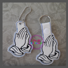 Prayer Hands ITH Snap-It and Taglet Set