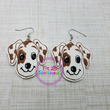 Puppy Face ITH Earring Set