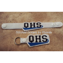 QHS Snap Bracelet-Key Fob Set ITH