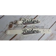 Raiders Snap Bracelet-Key Fob Set ITH