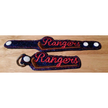 Rangers H Snap Bracelet-Key Fob Set