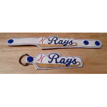 Rays Snap Bracelet-Key Fob Set ITH