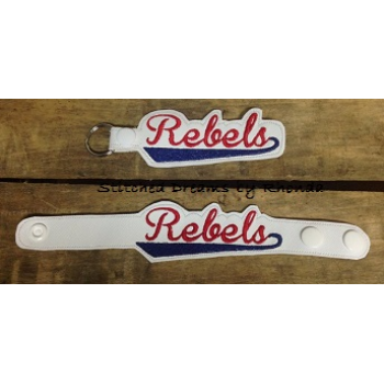 Rebels Snap Bracelet-Key Fob Set ITH