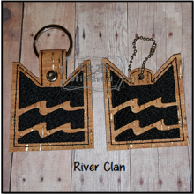 Warrior Clans River Clan SnapIt-Taglet Set ITH