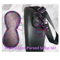 Rope Edged Purse Strap Set ITH