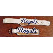 Royals Snap Bracelet-Key Fob Set ITH