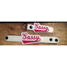 Sassy Bracelet-Key Fob Set ITH