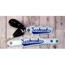 Seahawks Snap Bracelet-Key Fob Set ITH