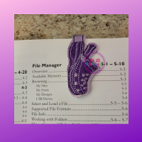 Shoe Charm Magnetic Bookmark ITH