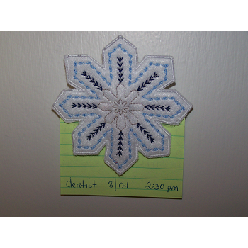 Snowflake Memo Clip ITH 