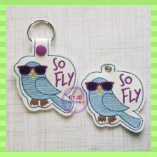 So Fly Bird Punimal ITH Snap-It and Taglet Set