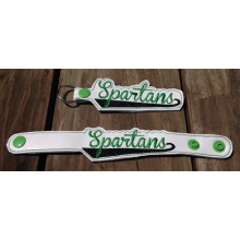 Spartans Snap Bracelet-Key Fob Set ITH