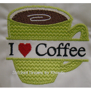 Split I love Coffee FS 3 Sizes