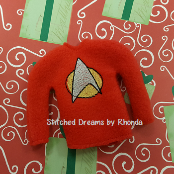 Star Fleet Elf Shirt ITH