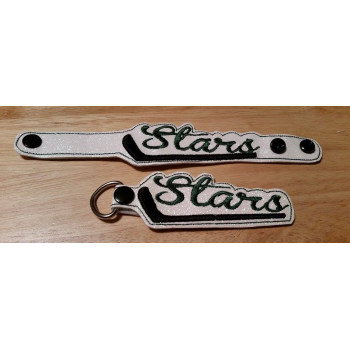 Stars Snap Bracelet-Key Fob Set ITH