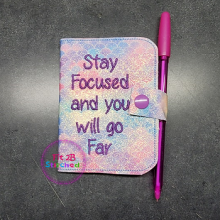 Stay Focused Small Notebook Cover ITH