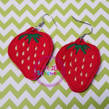 Strawberry ITH Earring Set