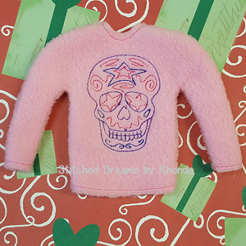 Sugar Skull Elf Shirt ITH