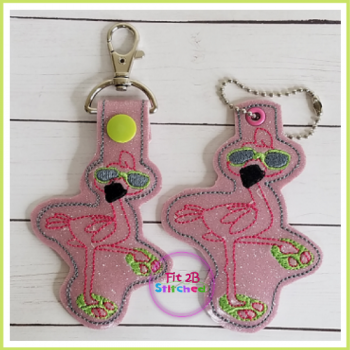 Summer Flamingo ITH SnapIt–Taglet Set