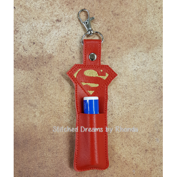 Super Guy Chapstick-Lip Balm Holder ITH