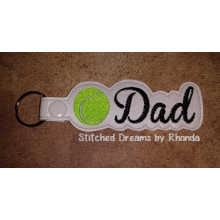 Tennis Dad Key Fob ITH