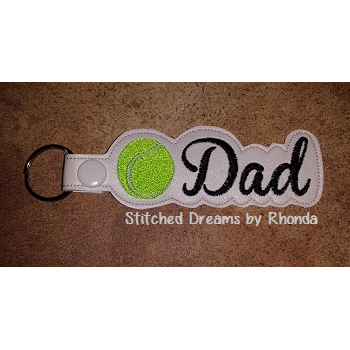 Tennis Dad Key Fob ITH