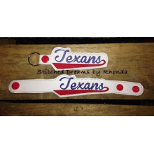 Texans Snap Bracelet-Key Fob Set ITH
