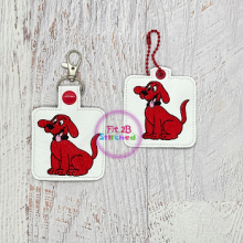 The Big Red Dog - Taglet Set ITH