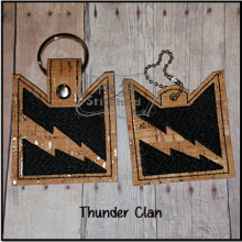 Warrior Clans Thunder Clan SnapIt-Taglet Set ITH