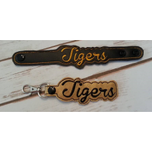 Tigers 2 Snap Bracelet-Key Fob Set ITH