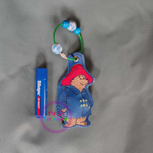 UK Paddy Bear Back Pocket Lip Balm-Chapstick Holder ITH