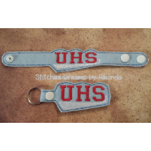 UHS Snap Bracelet-Key Fob Set ITH
