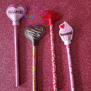 Valentine Pencil Pal Set 2