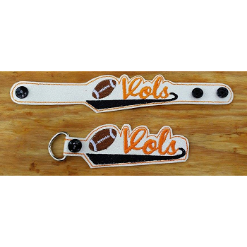 Vols Snap Bracelet-Key Fob Set ITH