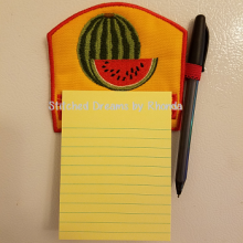 Watermelon Note Pad Holder ITH