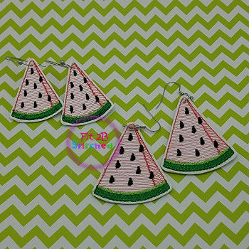 Watermelon Slice ITH Earring Set