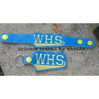 WHS Snap Bracelet-Key Fob Set ITH