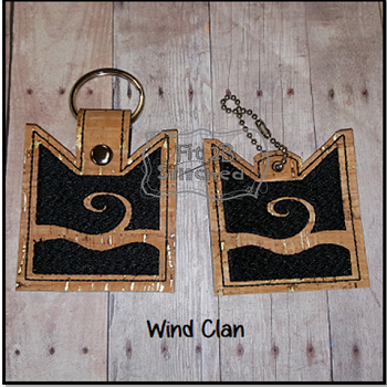 Warrior Clans Wind Clan SnapIt-Taglet Set ITH