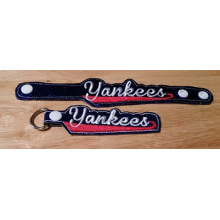 Yankees Snap Bracelet-Key Fob Set ITH