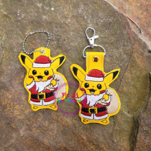 Yellow Electric Poke Christmas SnapIt - Taglet Set