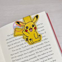 Yellow Electric Poke Magnetic Bookmark ITH
