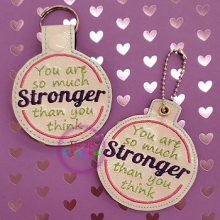 You Are So Much Stronger SnapIt-Taglet Set ITH